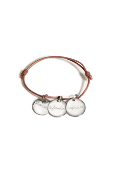 Armband big round (Silver)