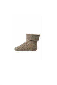 Babystrumpa Ull (Taupe)
