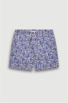 Badshorts Achille Batik - Blå