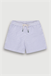 Badshorts Achille Randig - Blå