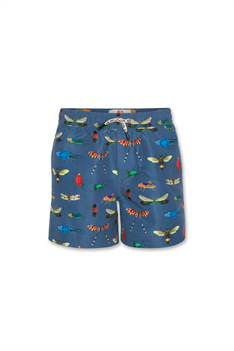 Badshorts Insekter - Blå