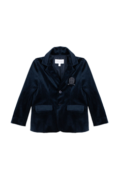 Blazer Sammet - Marin