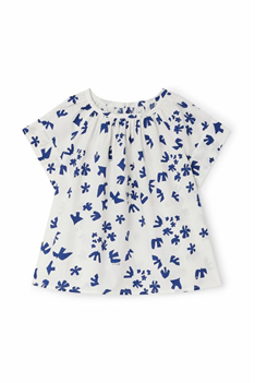 Blus Augustina - Vit