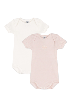 Body 2-pack - Vit/Rosa