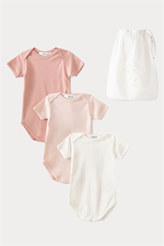 Body 3-pack (Rosa/Offwhite)