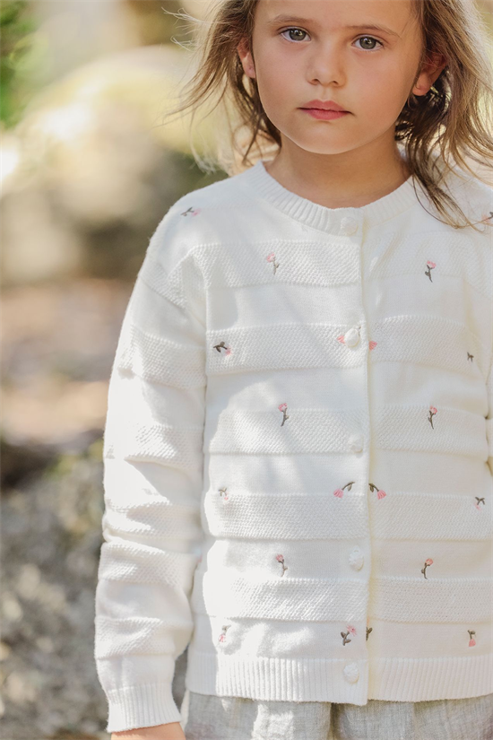 Cardigan Blommor