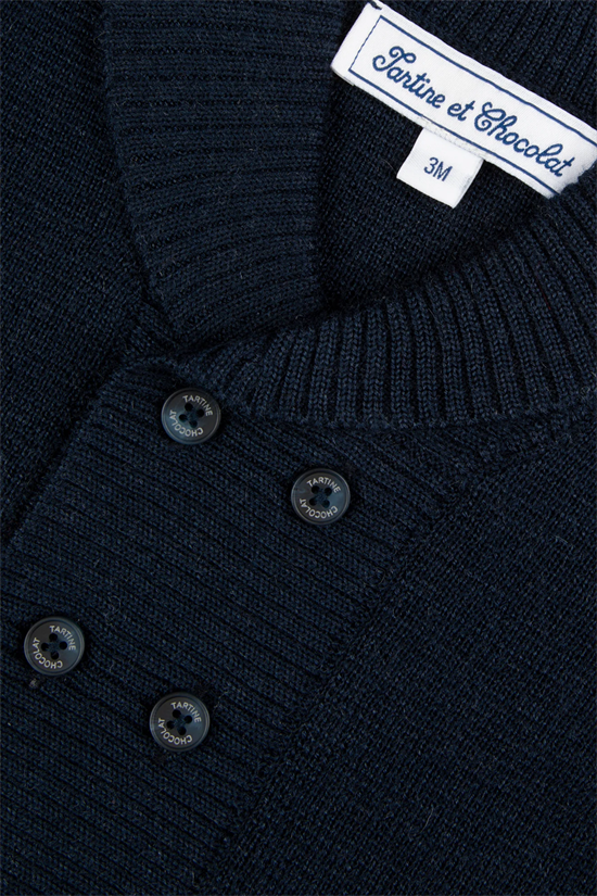Cardigan Dubbelknäppt