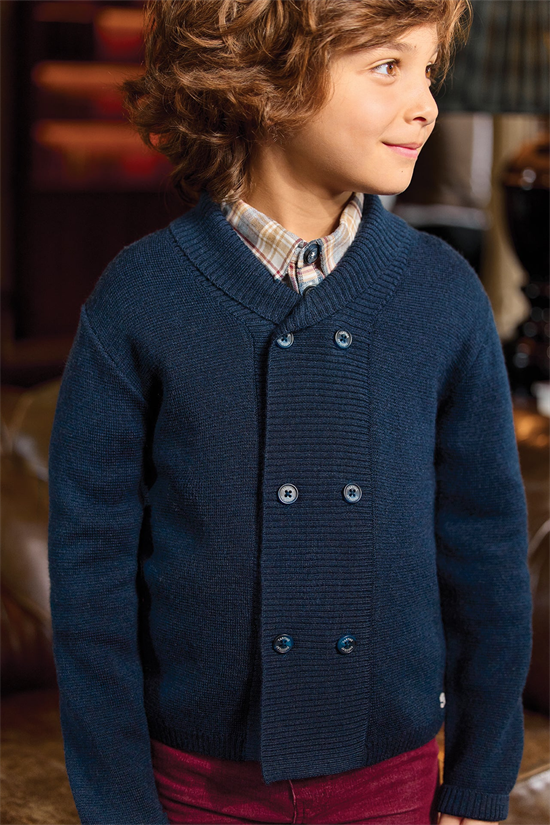 Cardigan Dubbelknäppt
