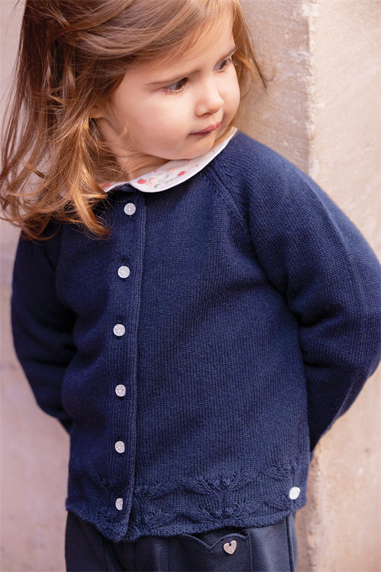 Cardigan Hålmönster