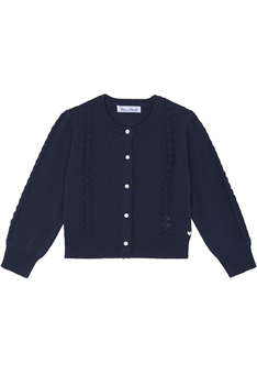 Cardigan Hålmönster - Marin Cardigan Hålmönster - Marin