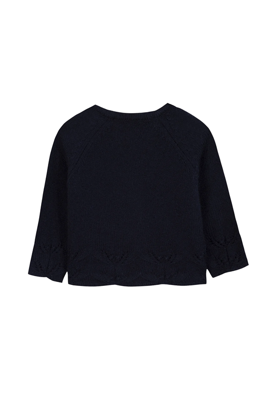 Cardigan Hålmönster