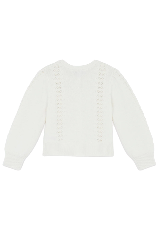 Cardigan Hålmönster