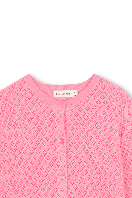 Cardigan Hålmönstrad