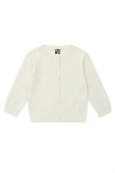 Cardigan HJärtan (Offwhite)