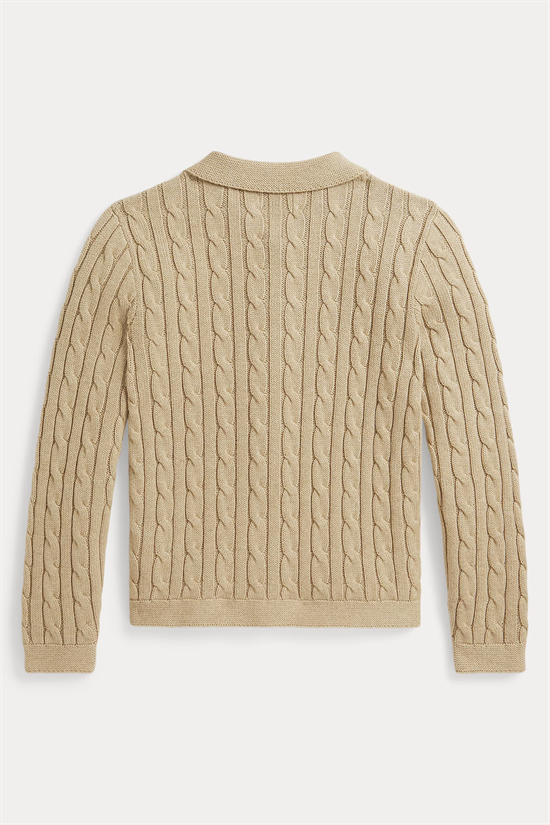Cardigan Kabelstickad