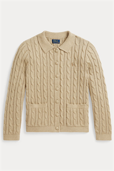 Cardigan Kabelstickad