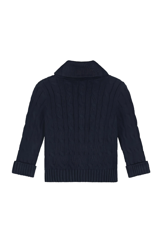 Cardigan Kabelstickad