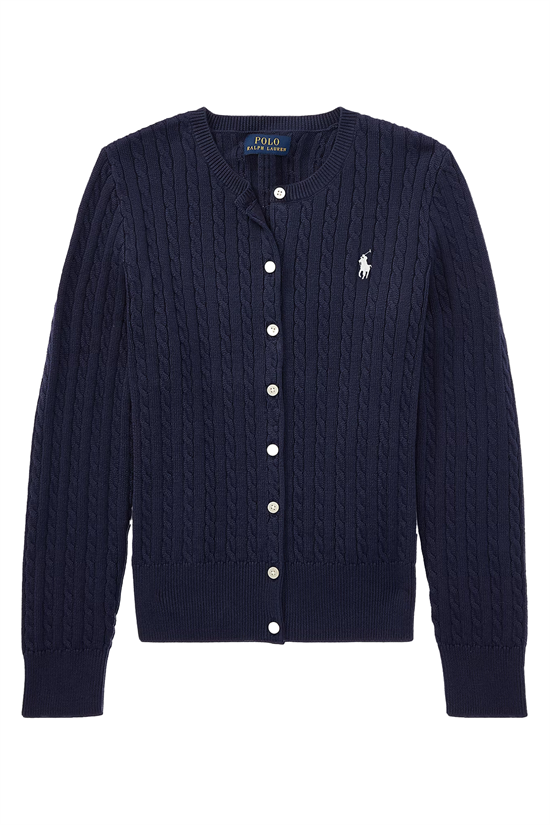 Cardigan Kabelstickad