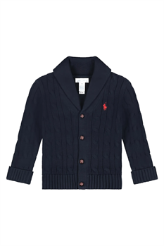 Cardigan Kabelstickad