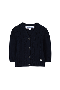 Cardigan Kabelstickad