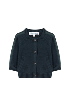Cardigan Revär - Marin