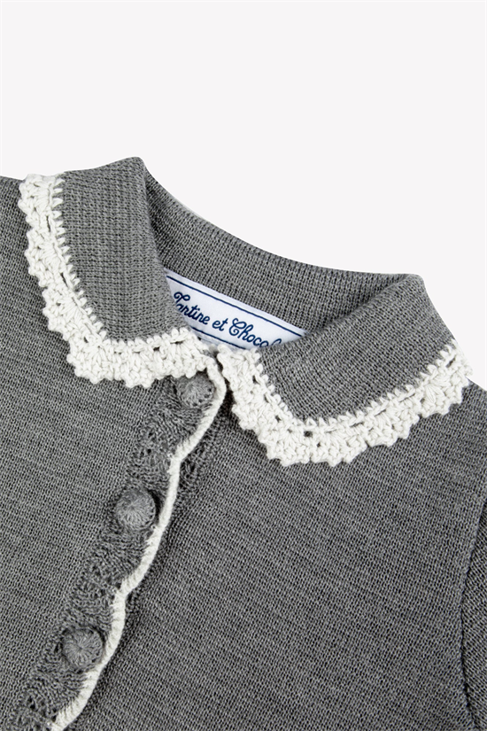 Cardigan Scalloped