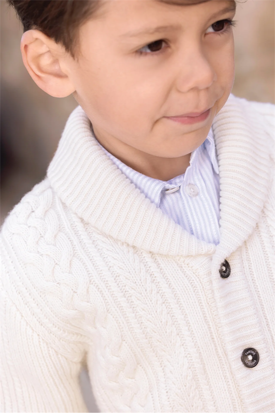 Cardigan Sjalkrage