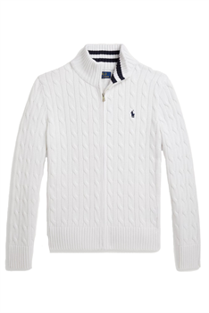 Cardigan Zip - Vit