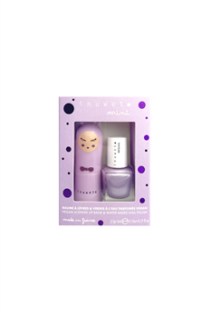 Duo Nagellack + Läppbalsam (Lila)