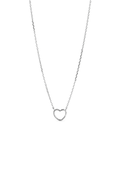 Halsband Hjärta (Silver)