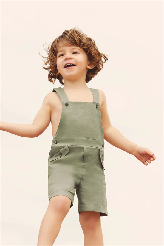 Hängselshorts Linne