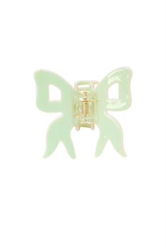 Hårklämma Bow (mint)