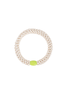 Hårsnodd Kknekki (Ivory/Green)