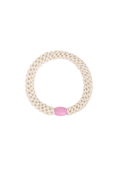 Hårsnodd Kknekki (Ivory/Pink)