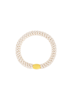 Hårsnodd Kknekki (Ivory/Yellow)