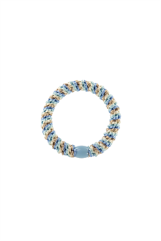 Hårsnodd Kknekki (Light Blue/Gold)