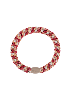 Hårsnodd Kknekki (Raspberry/Ivory)