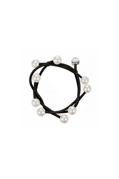 Hårsnodd Pearl - Svart