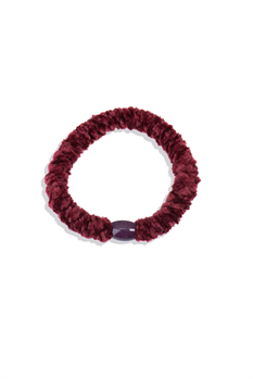 Hårsnodd Velvet (Bordeaux)