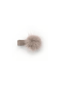 Hårspänne Pompom (Mauve)