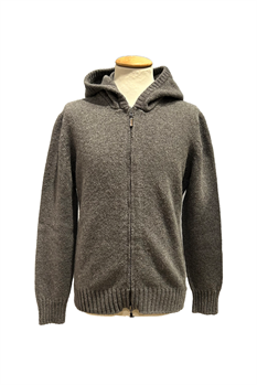 Hoodie Zip (Grå)