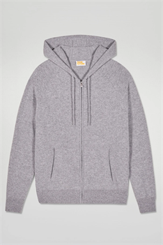 Hoodie Zip - Grå