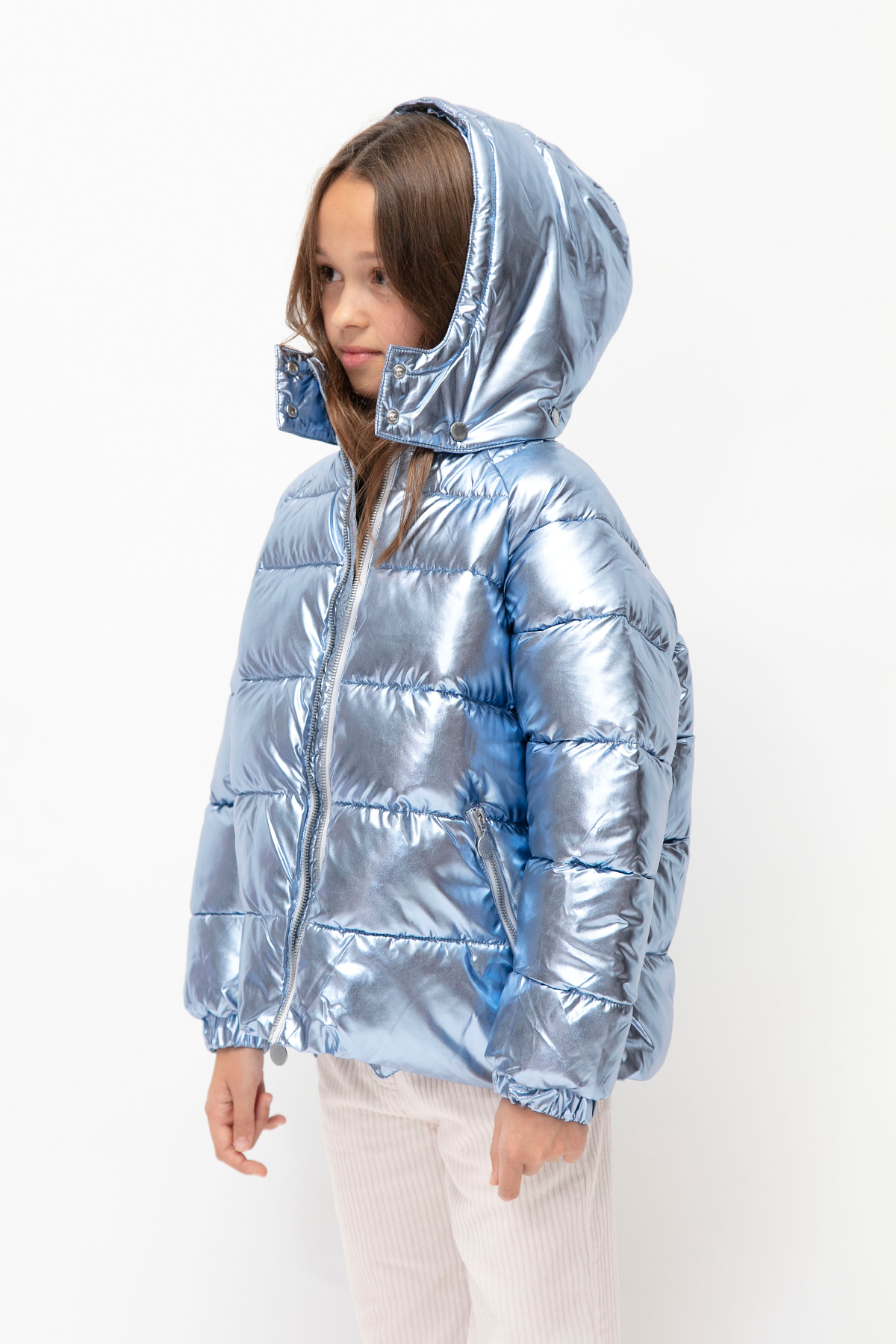 Jacka Metallic » Barnkläder, Babykläder och Barnskor online Dunjacka Huva » Barnkläder, Babykläder och Barnskor online