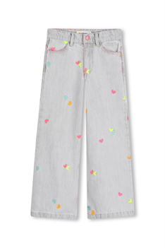 Jeans Hjärtan - Grå