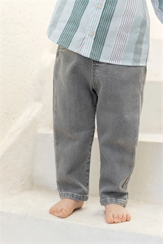 Jeans Straight - Grå