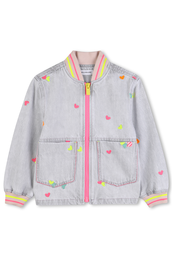 Jeansjacka Hjärtan