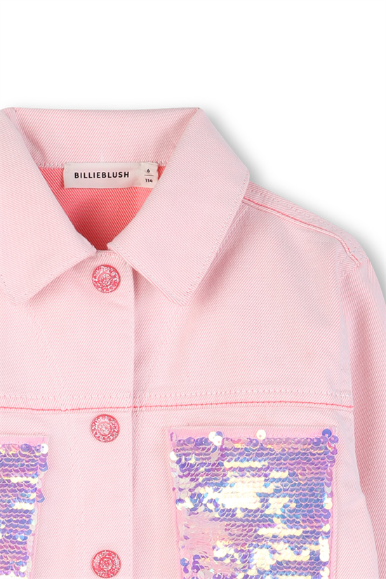 Jeansjacka Paljetter