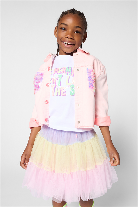 Jeansjacka Paljetter