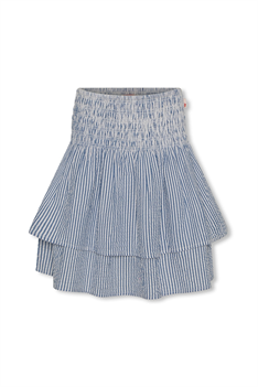 Kjol Delphine - blå/vit