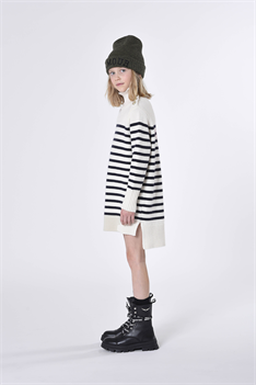 Klänning Almera - Offwhite/Marin